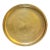 Etched Brass Crane Round Tray For Sale