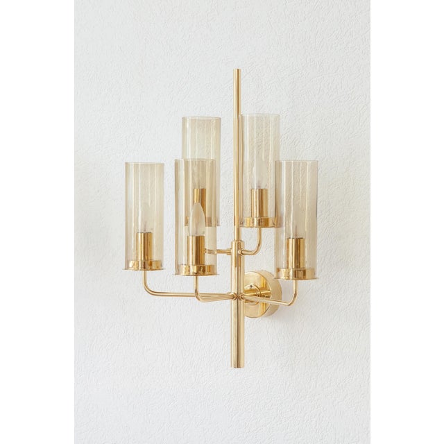 Metal Sonata Wall Scones by Hans-Agne Jakobsson, 1960s, Set of 2 For Sale - Image 7 of 13