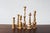 Scandinavian Wooden Candleholders, Set of 6 For Sale - Image 3 of 3