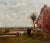 19th Century Dutch Farm Landscape - Oil Painting For Sale - Image 4 of 9
