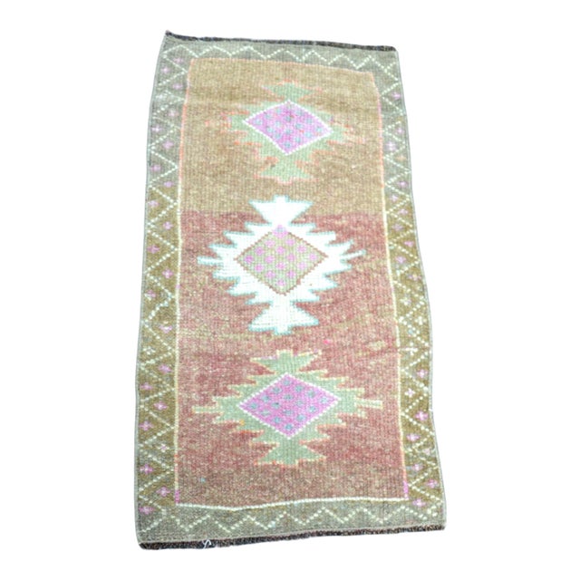 Vintage Turkish Area Rug For Sale