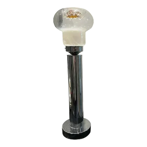 Chrome and Murano Glass Lamp, Italy, 1970