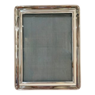 Mid 20th Century Christofle Sterling Silver Frame – Minimalist Design For Sale