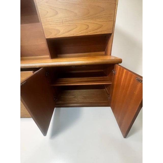 Mid-Century Modern Teak Wall Unit, 1960s For Sale - Image 11 of 12