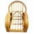 Wood 1950s Restored 4-Strand Double Arch Speed Arms Rattan Sofa & Chairs Livingroom Set of 5 For Sale - Image 7 of 14