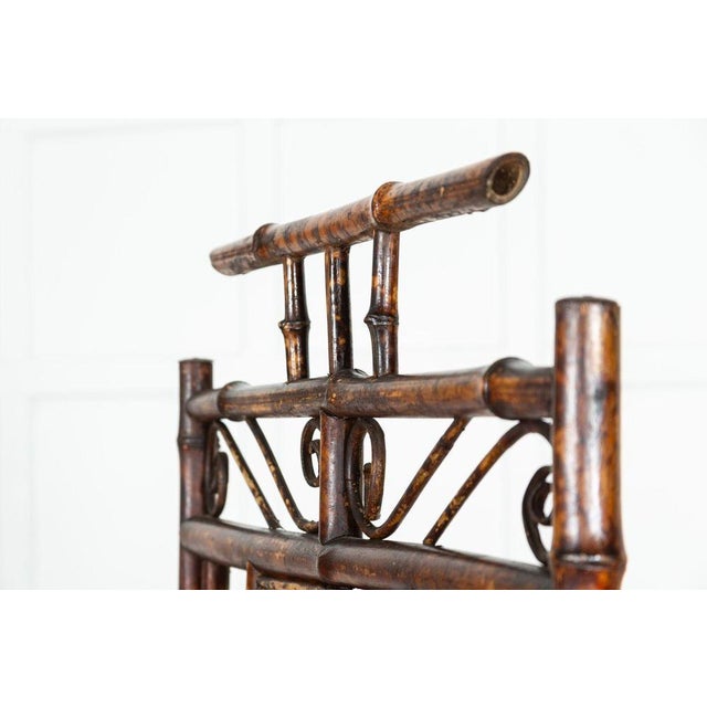 19th Century English Bamboo Mirrored Hall Stand, 1880 For Sale - Image 17 of 18