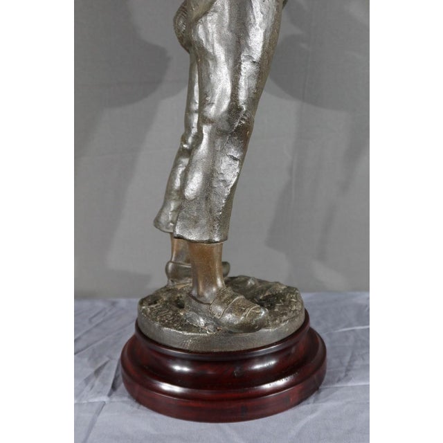 Henri Weiss, Male & Female Sculptures, Late 19th Century, Regula, Set of 2 For Sale - Image 16 of 18