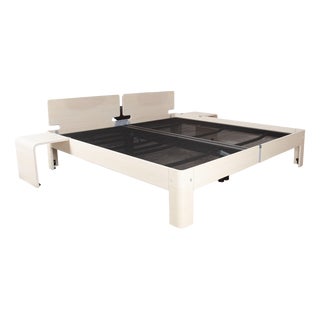Auping Auronde Wood Double Bed For Sale