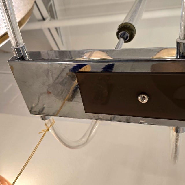 1970s Mid Century Modern Large Murano Glass Seguso Chandelier For Sale - Image 15 of 16