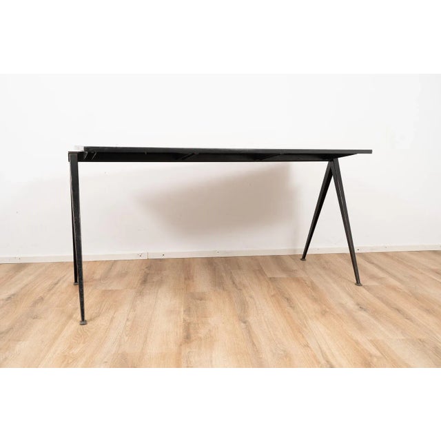 Mid-Century Modern Pyramid Compass Table by Wim Rietveld for Ahrend De Cirkel, 1960s For Sale - Image 3 of 8