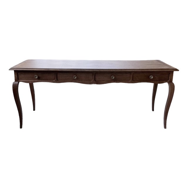 Vintage Oak Console Desk, 1960s For Sale