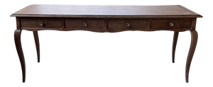 Vintage Oak Console Desk, 1960s