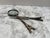 1980s Vintage Eiffel Tower Patterned Pewter Letter Opener and Magnifying Glass, Set of Two For Sale - Image 5 of 10