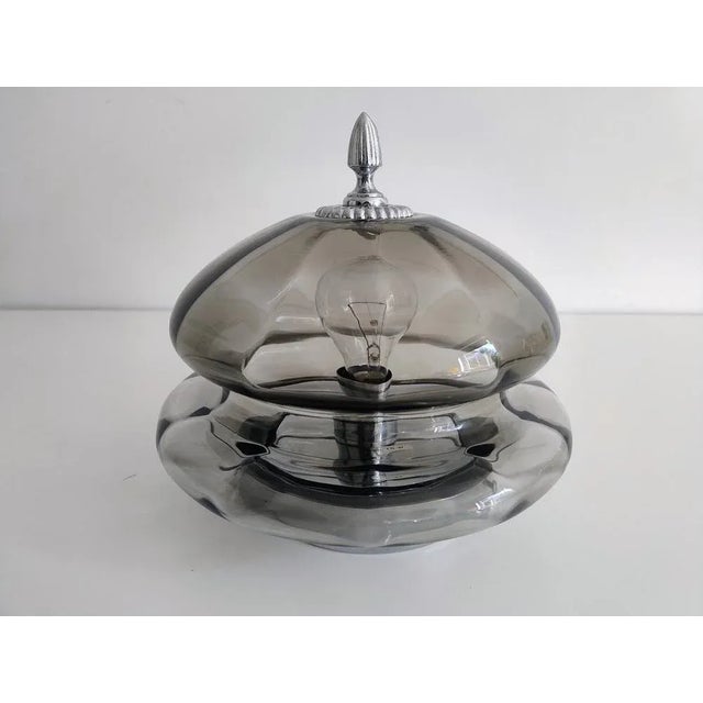 Mid-Century Modern Glass Wall Lamp from Glashütte Limburg, Germany, 1960s For Sale - Image 10 of 18