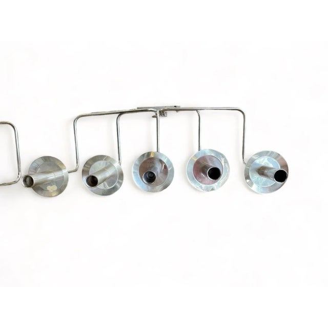 Mid 20th Century Tommi Parzinger 5-Lite Wall Candelabras Sconces- Set of 2 For Sale In Tampa - Image 6 of 12