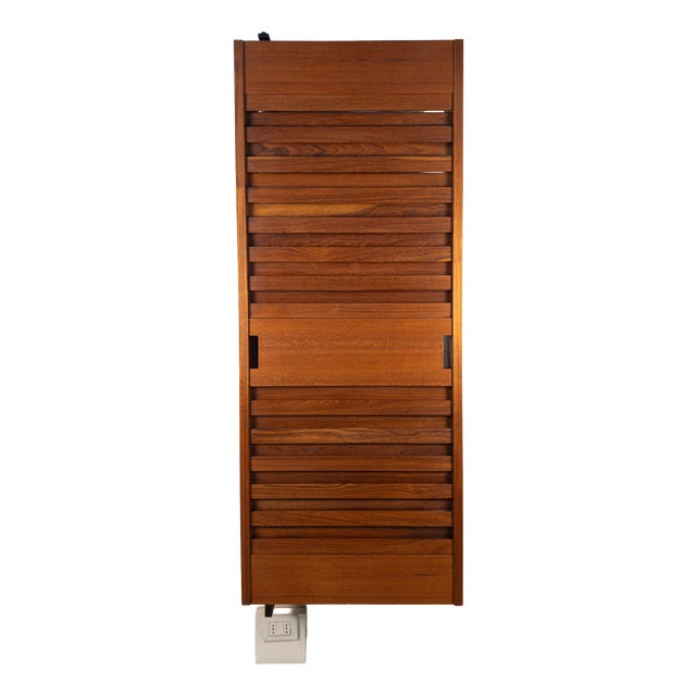 Mid-Century Italian Suspended Tilting Wardrobe, 1960s For Sale