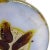 Vintage Murano Large Pink Flowers on Green Opalescent Chalcedony Technique Italian Art Glass Decorative Vase For Sale - Image 9 of 9