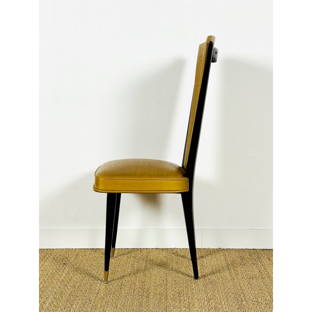 French Art Deco Dining Chairs, 1940, Set of 6 For Sale - Image 11 of 18