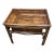 1970s Split Bamboo Rising Sun Side Table For Sale