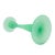 Glass Frederick Carder-Era Steuben Jade and Alabaster Glass Candlestick, 1920-1933 For Sale - Image 7 of 9