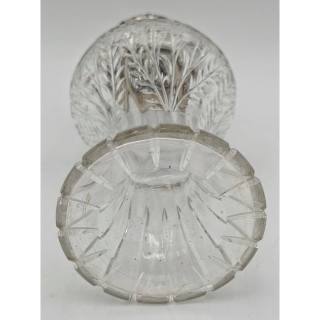 Antique American Sterling Silver and Cut Crystal Dresser Bottle, circa 1900 For Sale - Image 9 of 17
