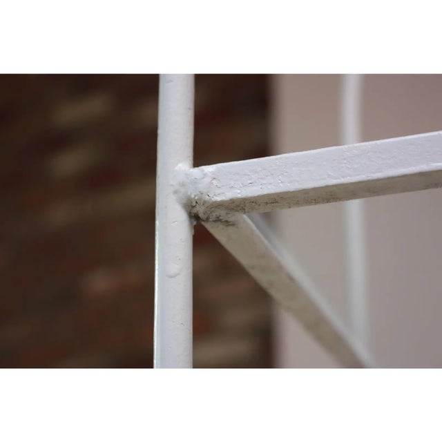 Pair of Mid-Century Painted Iron Arched Etageres For Sale In New York - Image 6 of 13