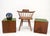 Milo Baughman Pair of Cube Shape Walnut Mid-Century Modern End Side Occasional Tables Stands For Sale - Image 4 of 12
