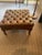 Vintage Tufted Leather Ottoman or Footstool For Sale - Image 4 of 5