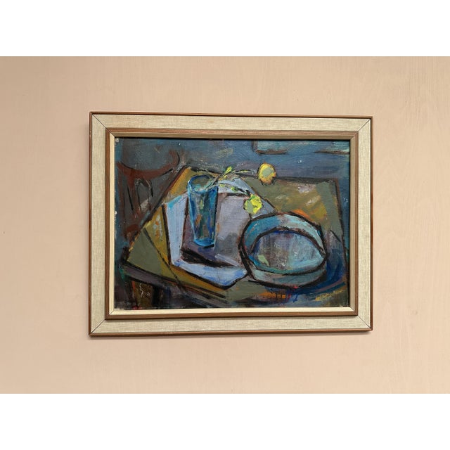Ernst Grundvig, Nature Morte, 1950s, Oil on Canvas, Framed For Sale - Image 17 of 18