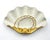 A gorgeous set of three vintage Italian porcelain nesting gold and white shell dishes. Marked "Italy" on reverse. These...