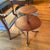 Round Tier Three Leg Regency Salon Table With Gold Claw Feet and Gold Accent For Sale In Sacramento - Image 6 of 18