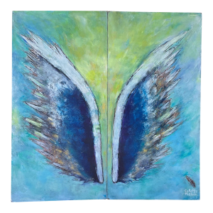 California Wings, Global Wings Project, Large Original Painting - Colette Miller