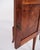Gold Bedside Table in Dark Wood with Brass Mounts and Tapered Legs, 1940s For Sale - Image 8 of 12