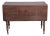 Early 20th Century American Bench Made Mahogany Drop Leaf Table Carved Twisted Barley Legs For Sale