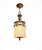 French Louis XVI Style Gilt Brass Cylinder Lantern, 1900s For Sale - Image 3 of 10