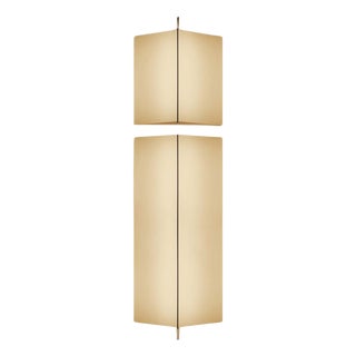 Bronze 3T09 Structure and Ivory Fabric Wall Lamp by Neri & Hu for Cassina For Sale