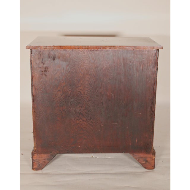 George I Style Burl Walnut Bachelor's Chest For Sale - Image 14 of 14
