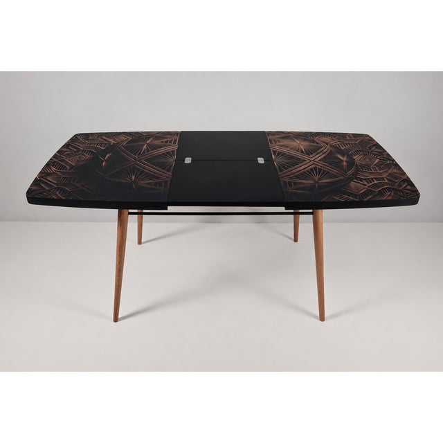 1970s Vintage Ash Wood Table, 1970s For Sale - Image 5 of 8