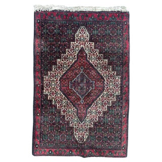 Small Kurdish Seneh Rug, 1980s For Sale