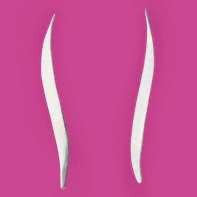 Silver Late 20th Century Handmade Sterling Silver Earrings - 2 Pieces For Sale - Image 8 of 8