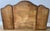 French Triple Folding Dressing Table Mirror in Oak For Sale - Image 10 of 11