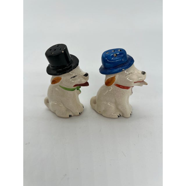 Antique Comic Dogs Salt & Pepper Shakers For Sale - Image 4 of 7