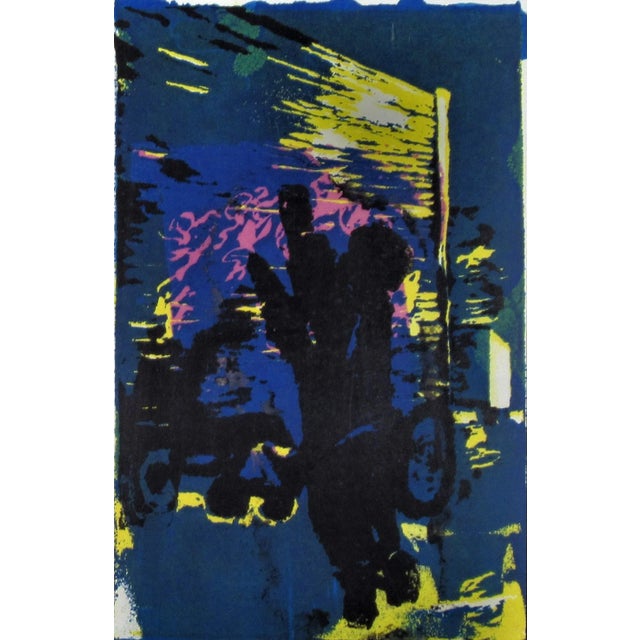 This artwork titled "Illegal Graffiti #3" 1998is a original color screen print on wove paper by American artist Betty Rees...