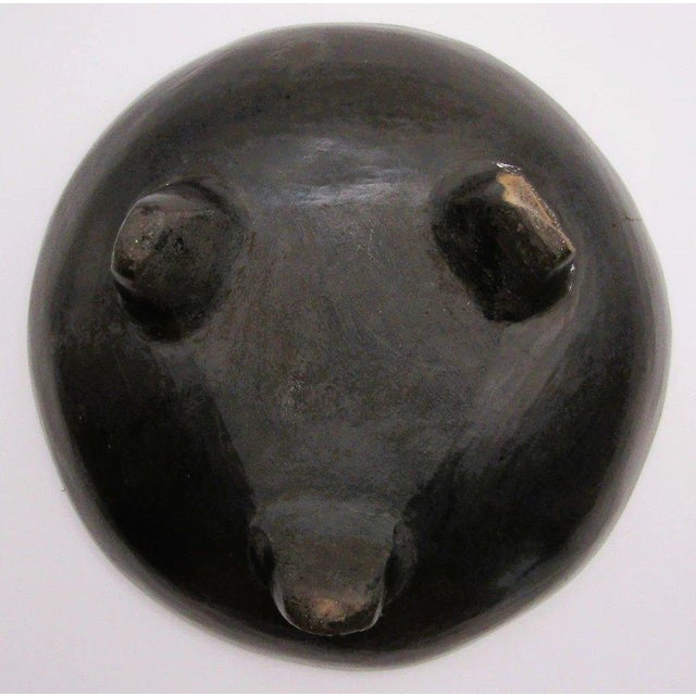 Ceramic 1910s Diaguita Black and White Etched Three Footed Ceramic Bowl From Northern Chile For Sale - Image 7 of 11