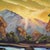 William Hawkins Landscape Mountain Sunset Oil on Canvas Board For Sale - Image 4 of 7