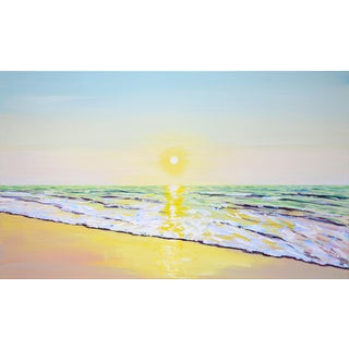Sea. Beach. Original Modern Hand Painting For Sale