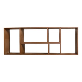 Wood Multi Cubby Shelf For Sale