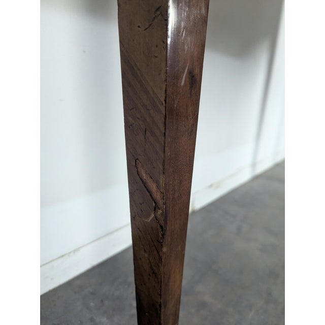 Wood Directoire Style Mahogany Desk For Sale - Image 7 of 8