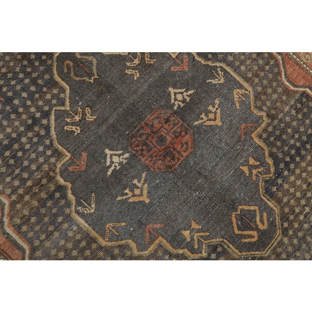 1970s Vintage Persian Handmade Wool Cotton Red Area Rug For Sale In San Francisco - Image 6 of 11