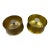 Early 20th Century Pair of Trench Art Catchalls or Ashtrays of Brass Artillery Shell Casings With Coins For Sale